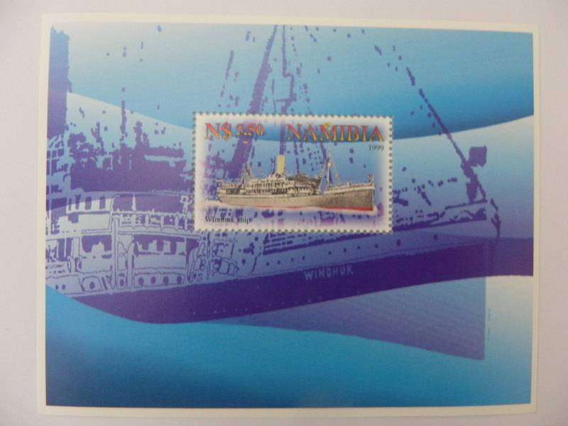 Namibia 3.10 (1999) - Windhuk Ship Mint Miniature Sheet