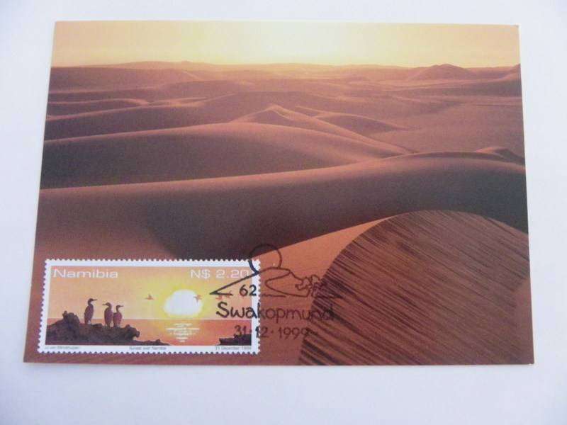 Namibia 3.19 (1999) - Sunset over Namibia Maxicard