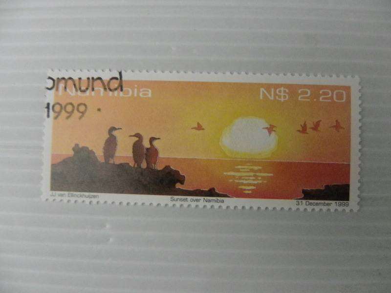 Namibia 3.19 (1999) - Sunset over the Atlantic at Swakopmund CTO Cancelled Set