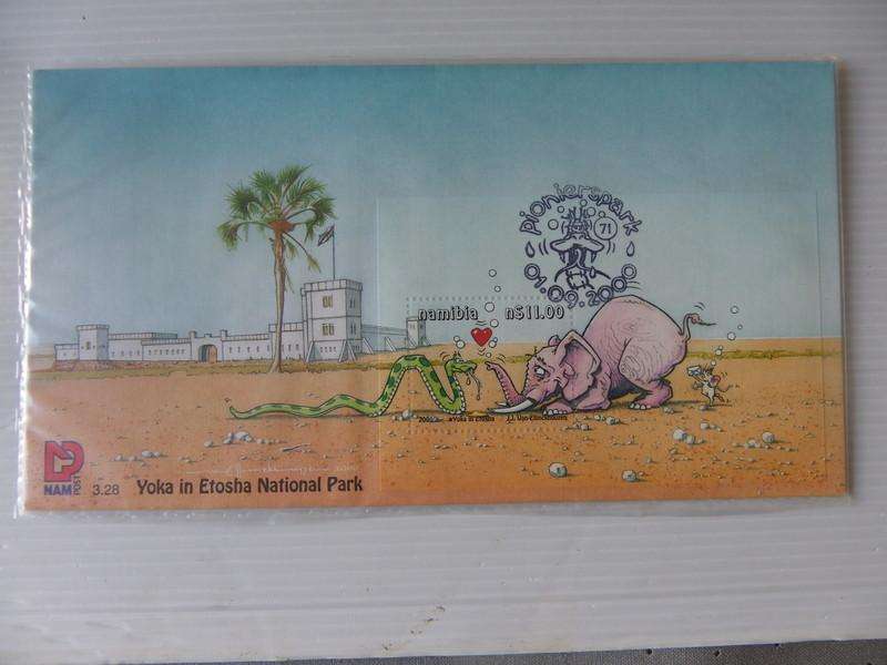 Namibia 3.28 (2000) - Yoka in Etosha National park Official FDC