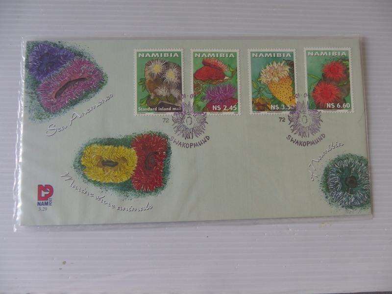 Namibia 3.29 (2001) - Marine Shore Animals Official FDC