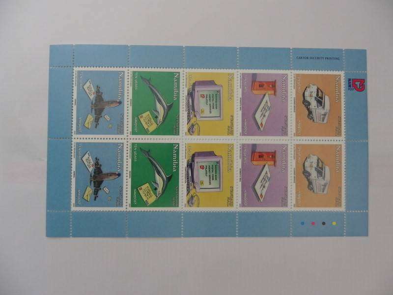 Namibia 3.34b (2002) - 10th Anniversary of Nampost Full Sheet in Mint