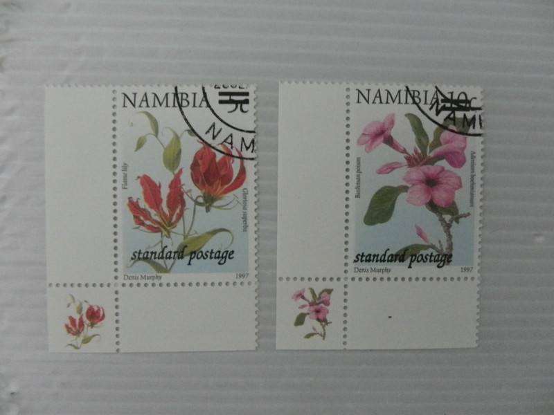Namibia 3.34a (2002) - Surcharge on Definitives CTO Cancelled Set