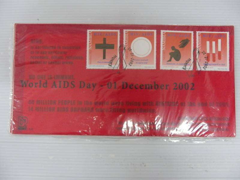 Namibia 3.35 (2002) - Health Care Aids Awareness Official FDC