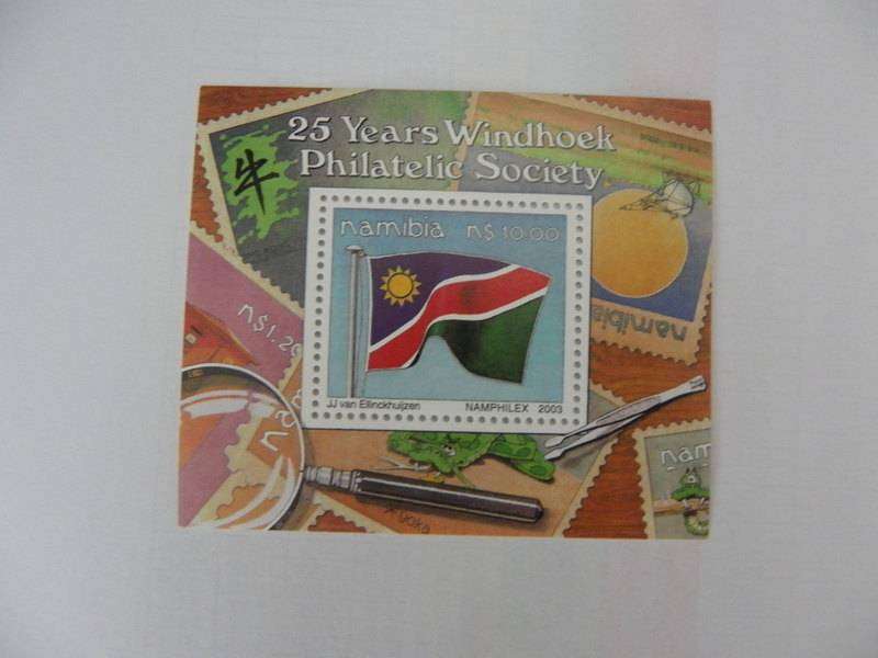 Namibia 3.39a (2003) - 25th Anniversary of Windhoek Philately Mint Miniature Sheet