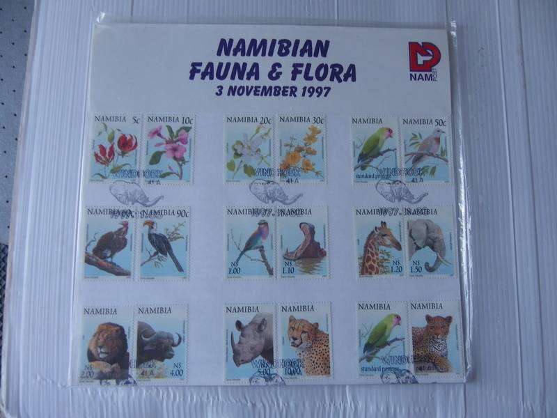 Namibia 3rd Definitive Series (1997) - SAPO Issued Definitive Folder