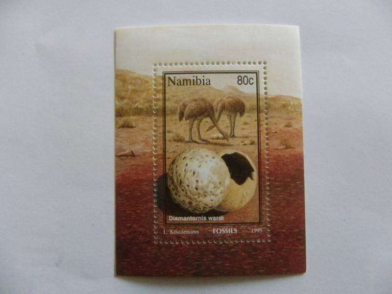 Namibia SAF06 (1991) - Namibian Fossils Mint Miniature Sheet