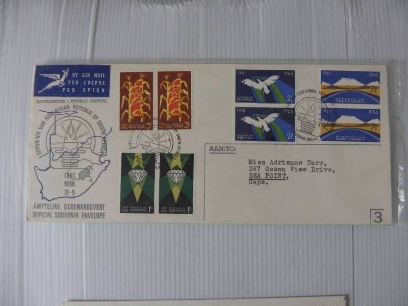 RSA 1.03 (1966) - 5th Anniversary of the Republic Official FDC