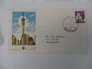 RSA 1.15 (1971) - Opening of Strijdom Tower Illustrated FDC