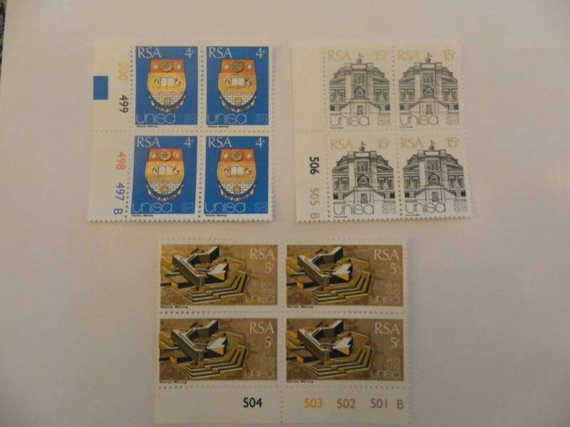 RSA 1.26 (1973) - UNISA Centenary Mint Control Block Set