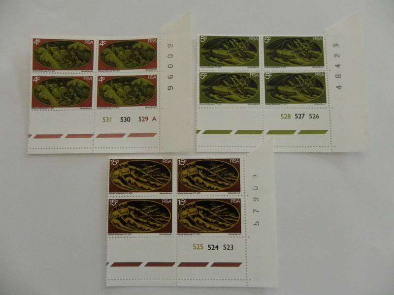 RSA 1.27 (1973) - Centenary of Wolraad Woltemade Mint Control Block Set