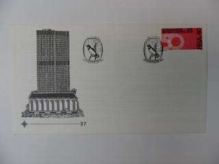 RSA 1.37 (1974) - 50th Anniversary of Broadcasting Official FDC