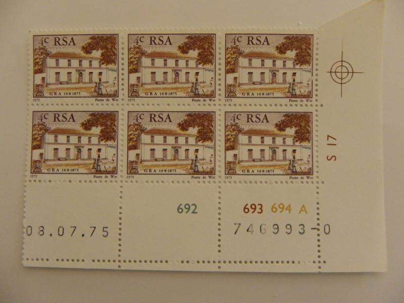 RSA 2.07 (1975) - Genootskap vir Afrikaans Mint Control Block