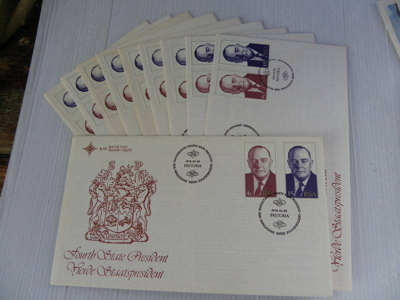 Excess Stock - RSA 3.10s Set of 10 FDC's (Bid per FDC to take all 10)
