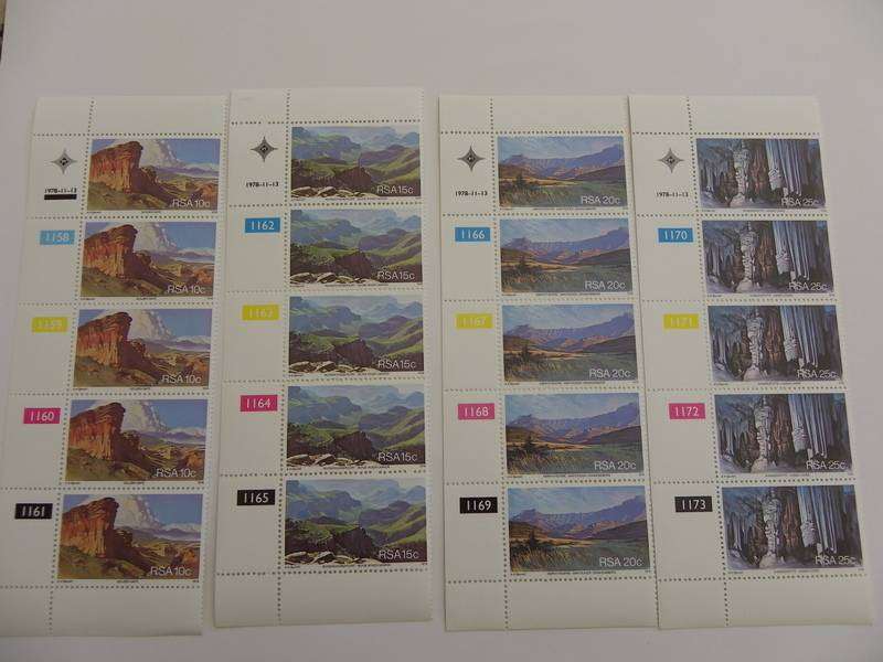RSA 3.11 (1978) - Tourism in RSA Mint Control Block Set