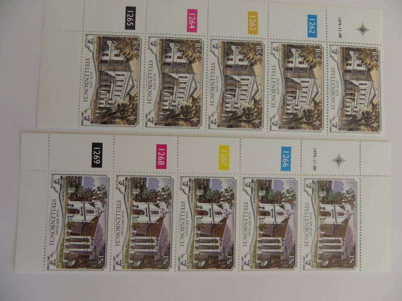 RSA 3.19 (1979) - Tercentenary of Stellenbosch Mint Control Block Set