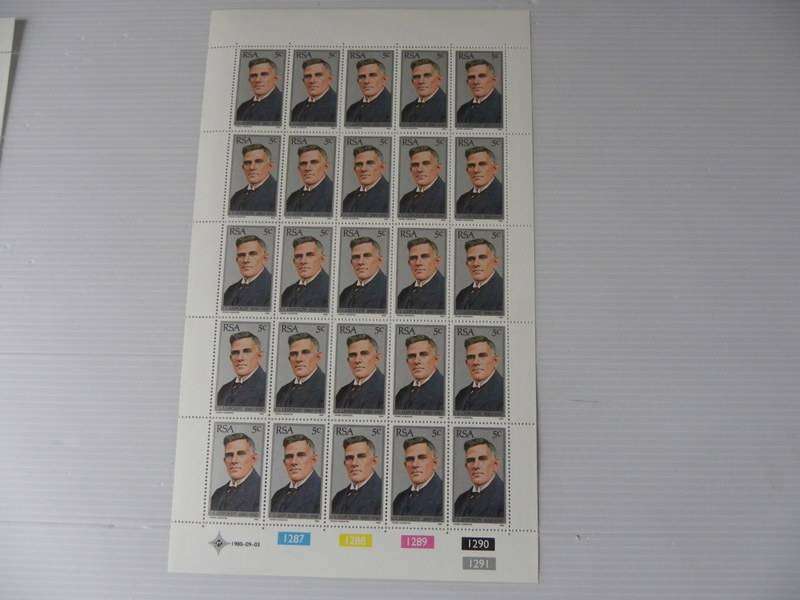 RSA 3.23 (1980) - Tribute to CR Leipold Full Sheet in Mint