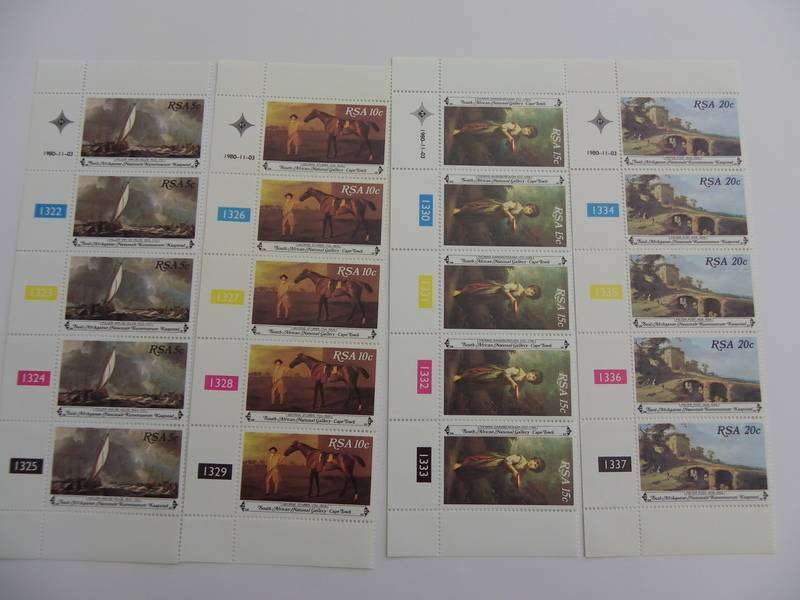 RSA 3.25 (1980) - National Art Gallery Mint Control Block Set