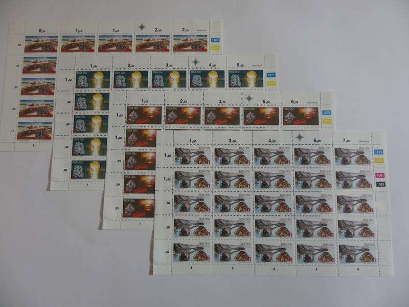 RSA 4.08 (1984) - Minerals of SA Mint Set in Full Sheets