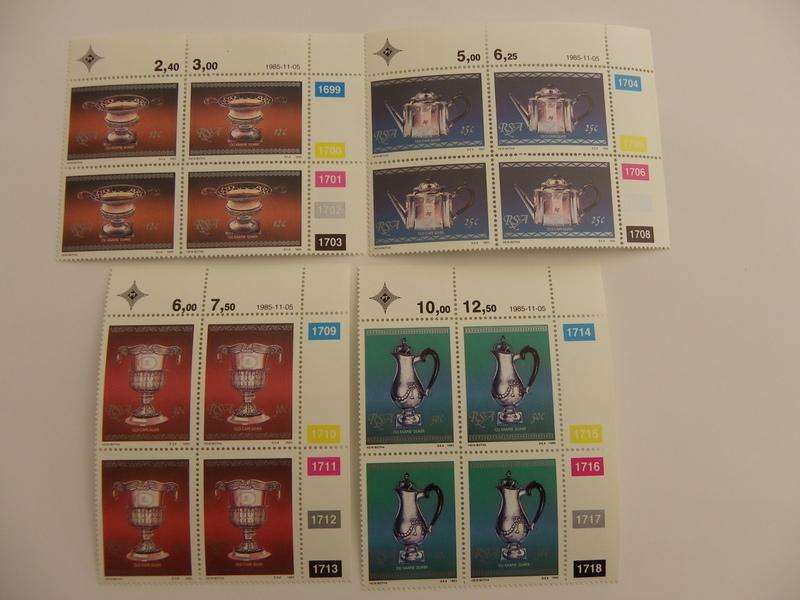 RSA 4.14 (1985) - Cape Silver Mint Control Block Set