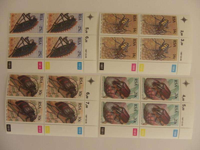 RSA 4.20 (1987) - SA Beetles Mint Control Block Set