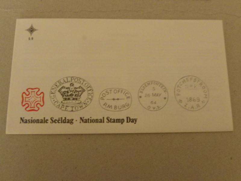 RSA 5.09 (1990) - National Stamp Day Unserviced FDC