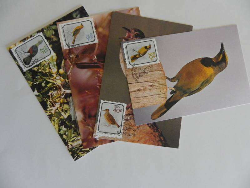 RSA 5.10 (1990) - Birds Maxicard Set
