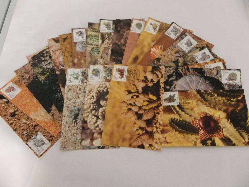 RSA 5th Definitive Series (1988) - Succulents Set of Maxicards