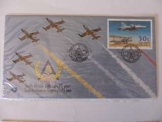 RSA 6.09 (1995) - South African Airforce 75 Years Official FDC