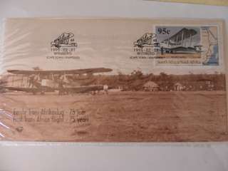 RSA 6.11 (1995) - 1st Trans Africa Flight 75 Years Official FDC