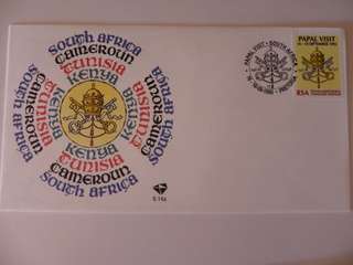 RSA 6.14a (1995) - Papal Visit Official FDC