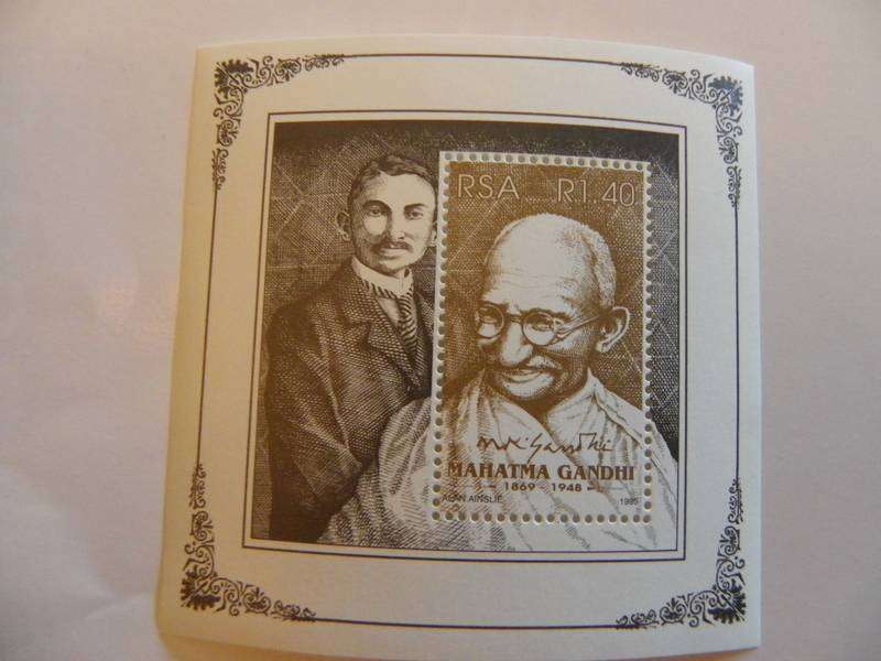 RSA 6.23b (1995) - Mahatma Gandhi Mint Miniature Sheet