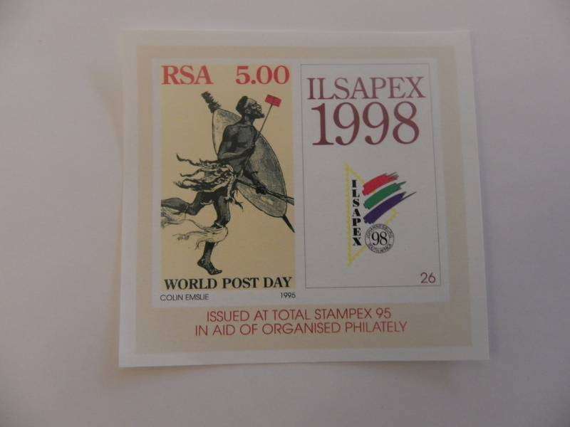 RSA 6.24a (1995) - STAMPEX CTO Cancelled Miniature Sheet