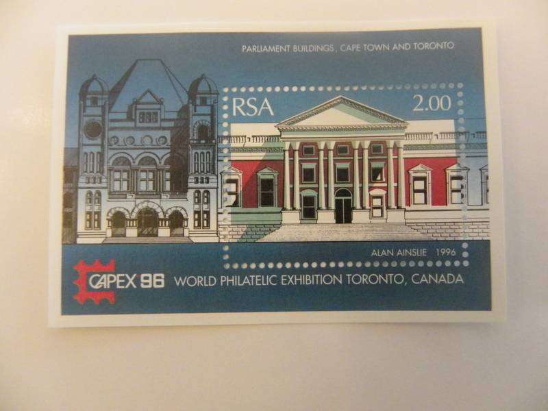 RSA 6.35 (1996) - CAPEX World Philatelic Exhibition Mint Miniature Sheet