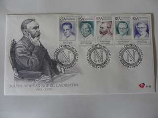 RSA 6.46 (1996) - SA Nobel Laureates Official FDC