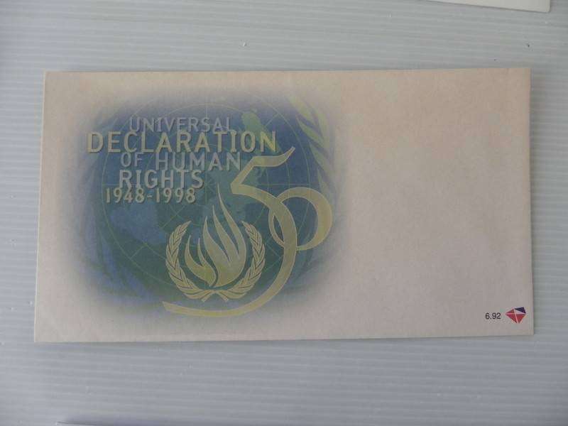 RSA 6.92 (1998) - Universal Declaration of Human Rights Unserviced FDC