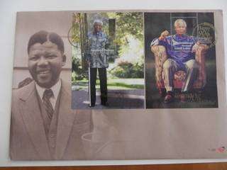 RSA 7.130 (2008) - Mandela 90th Birthday Large FDC