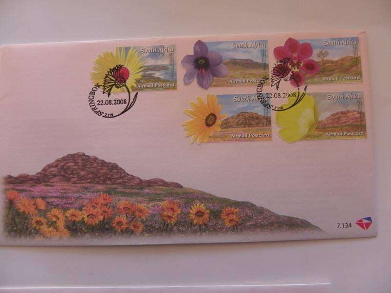 RSA 7.134 (2008) - Flowers of Namaqualand Official FDC