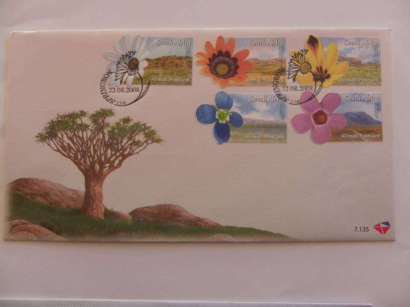 RSA 7.135 (2008) - Flowers of Namaqualand Official FDC