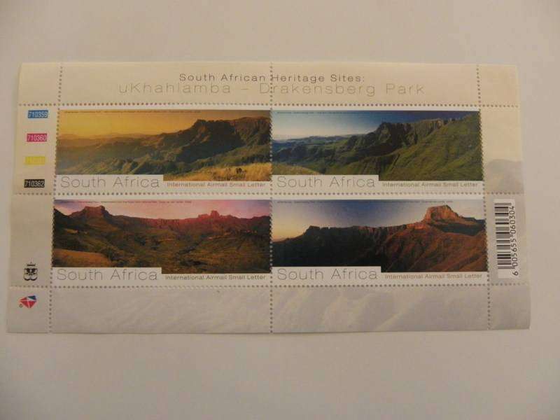 RSA 7.137 (2008) - SA Heritage Sites Full Sheet in Mint