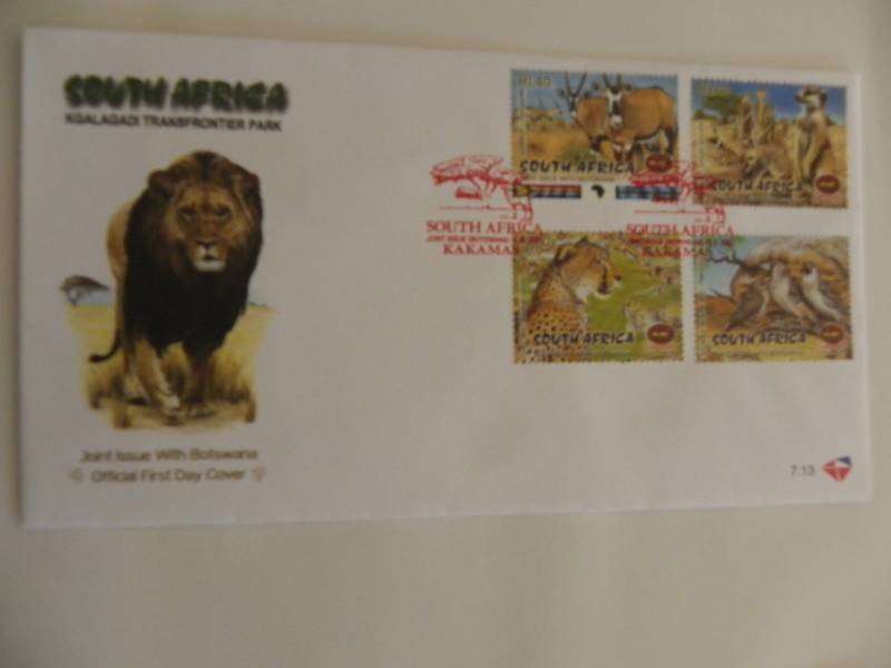 RSA 7.13 (2001) - Kgalagadi Transfrontier Park Official FDC