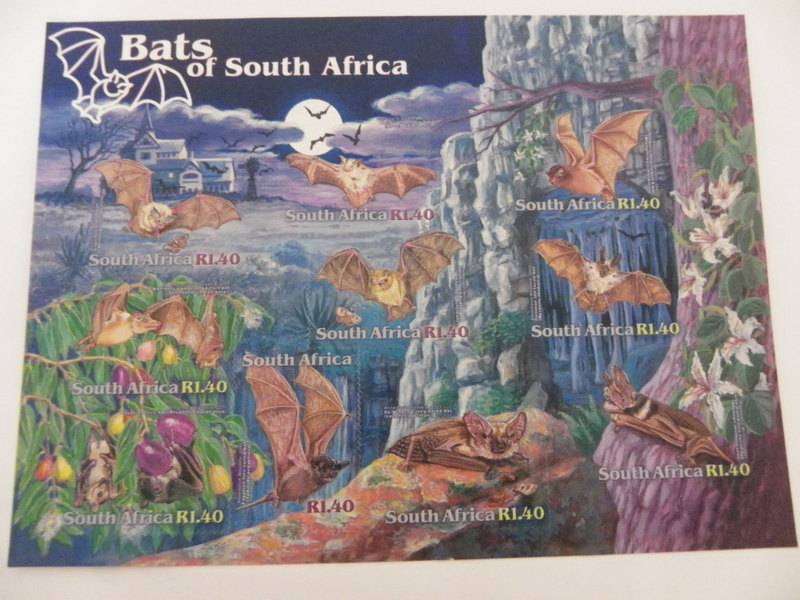 RSA 7.19 (2001) - Bats of SA Full Sheet in Mint