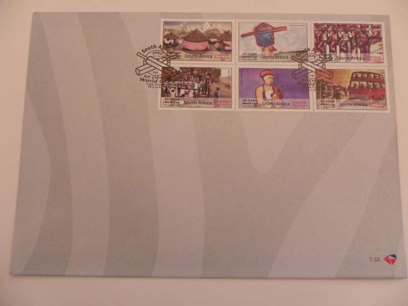 RSA 7.53 (2003) - ICC World Cup Official Large FDC