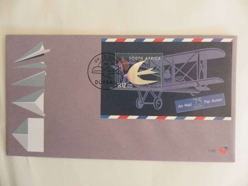 RSA 7.80 (2004) - 75 Years Airmail Service Official FDC