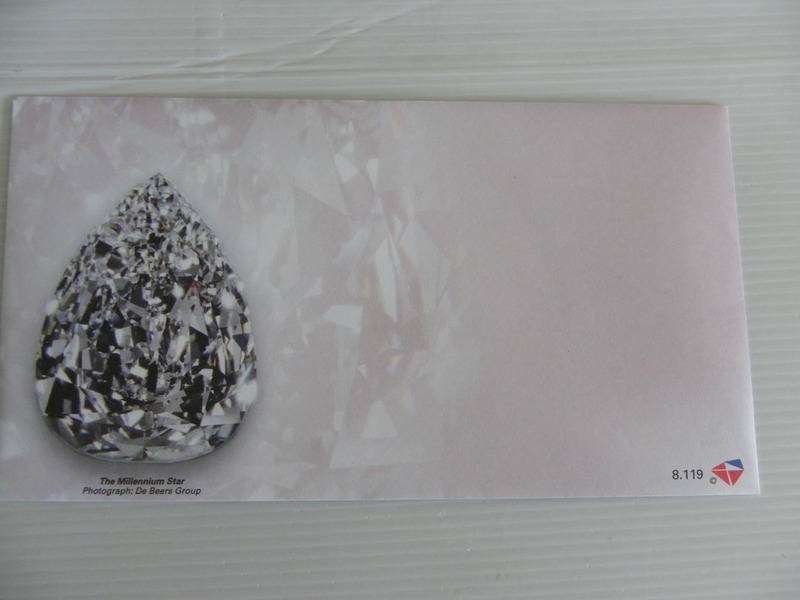RSA 8.119 (2019) - Famous SA Diamonds Unserviced FDC