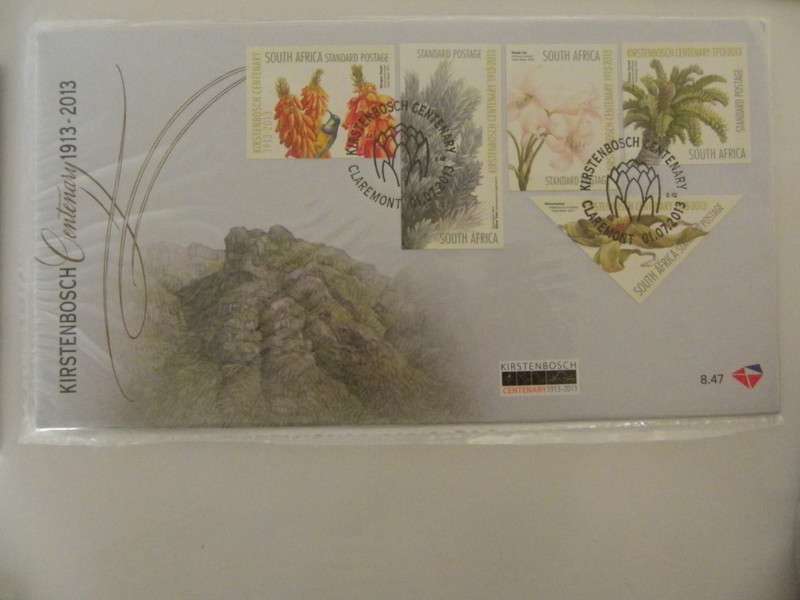 RSA 8.47  (2013) - Kirstenbosch Centenary Official FDC
