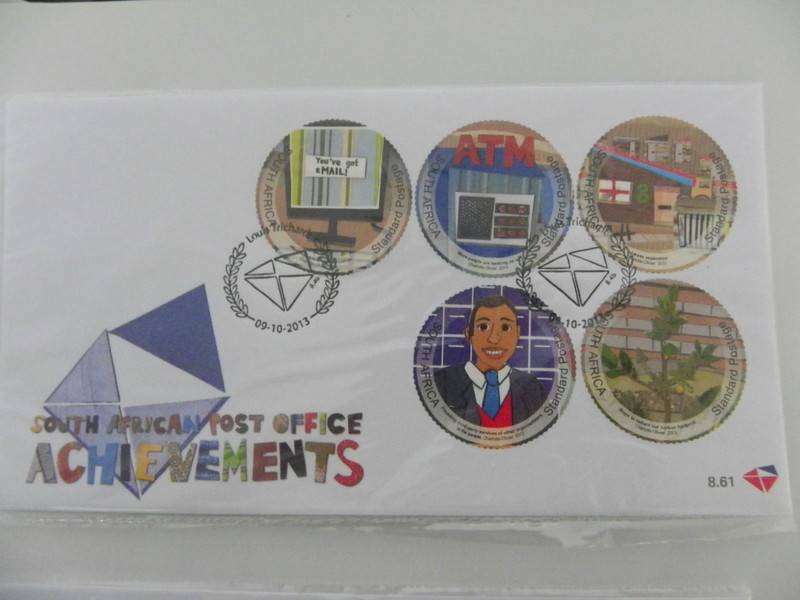 RSA 8.61 (2013) - SA Post Office3 Achievements Official FDC