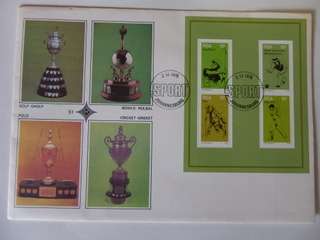 RSA S01 (1976) - Sport Mint Miniature Official Large FDC