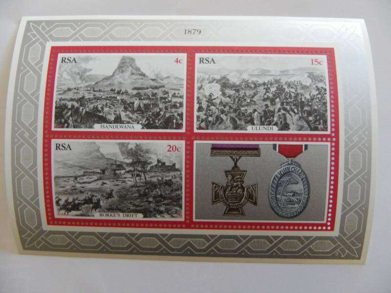RSA S03 (1979) - Zulu War Mint Miniature Sheet