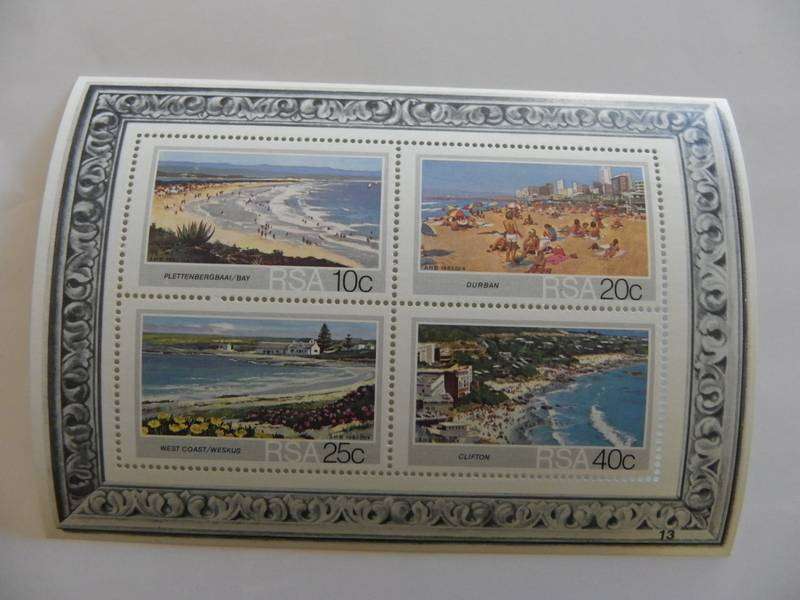 RSA S11 (1983) - Tourism SA Beaches Mint Miniature Sheet